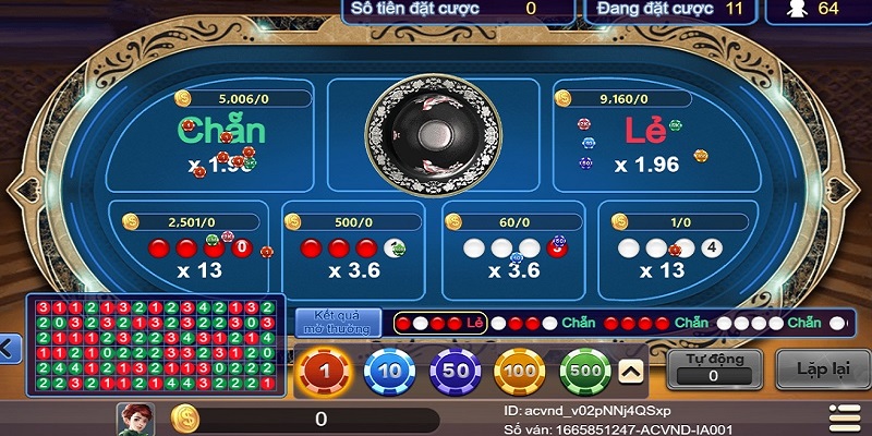 Mẹo hay trong game Xóc đĩa Kubet là dồn cược chẵn